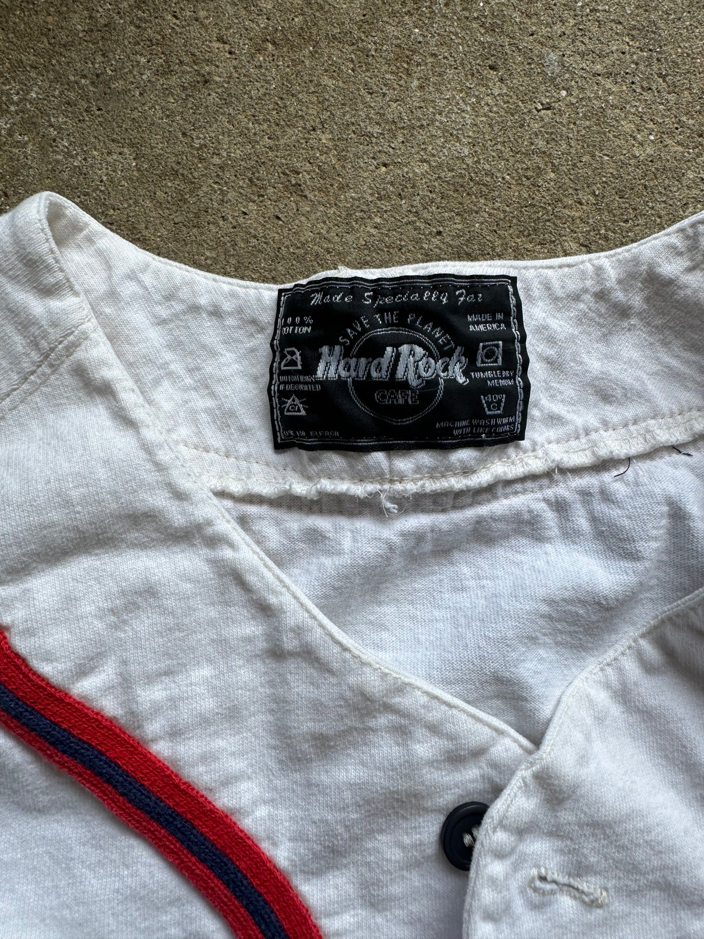 Vintage 90s Hardrock Baseball Jersey - M