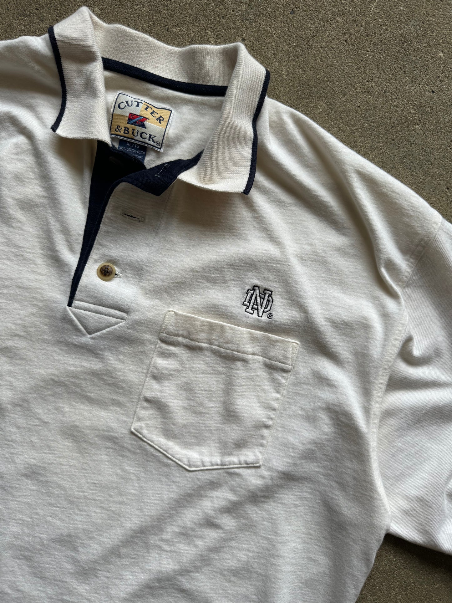 Vintage Notre Dame Polo - XL