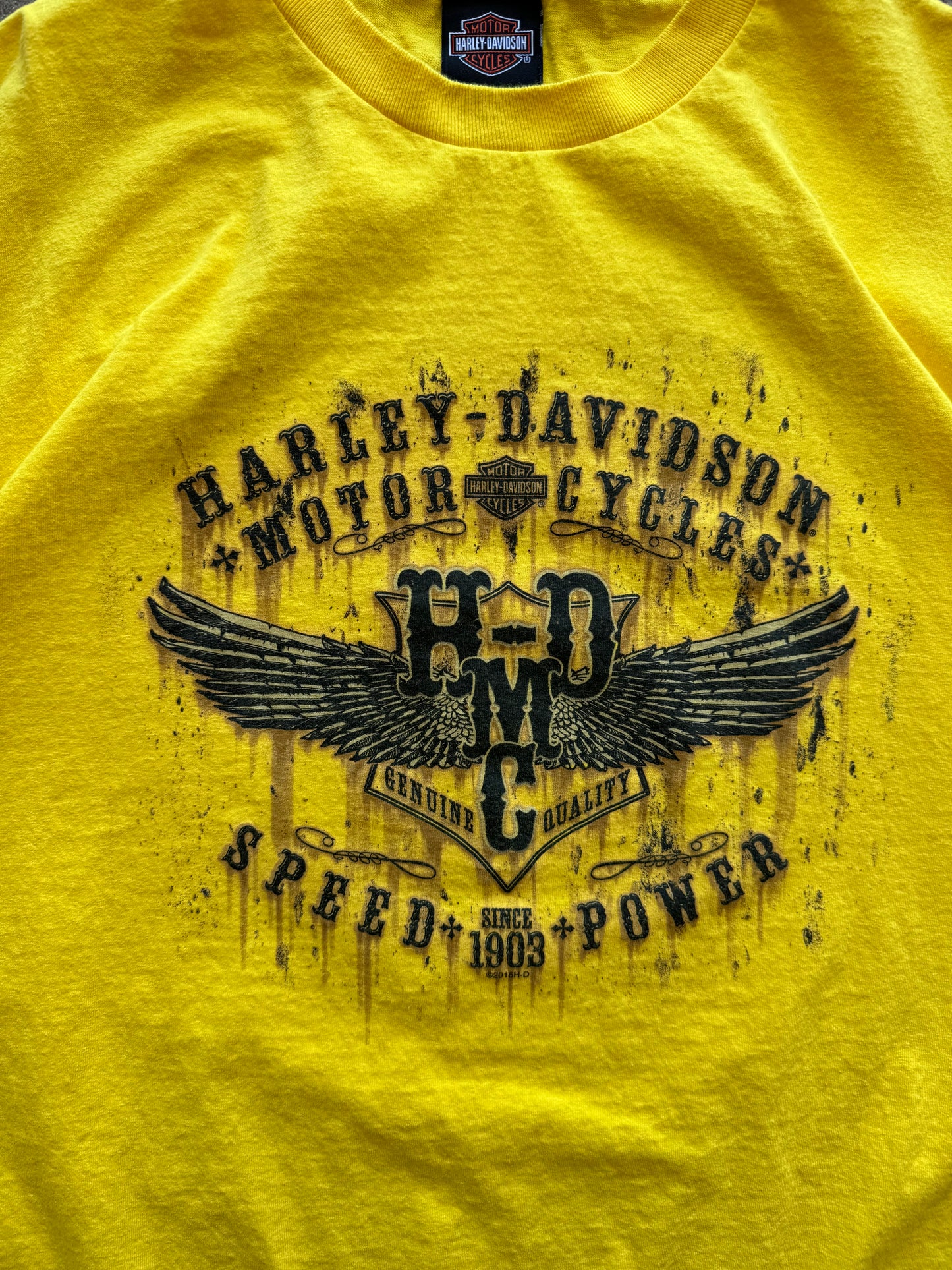 Harley Davidson Cropped Tee - XXL