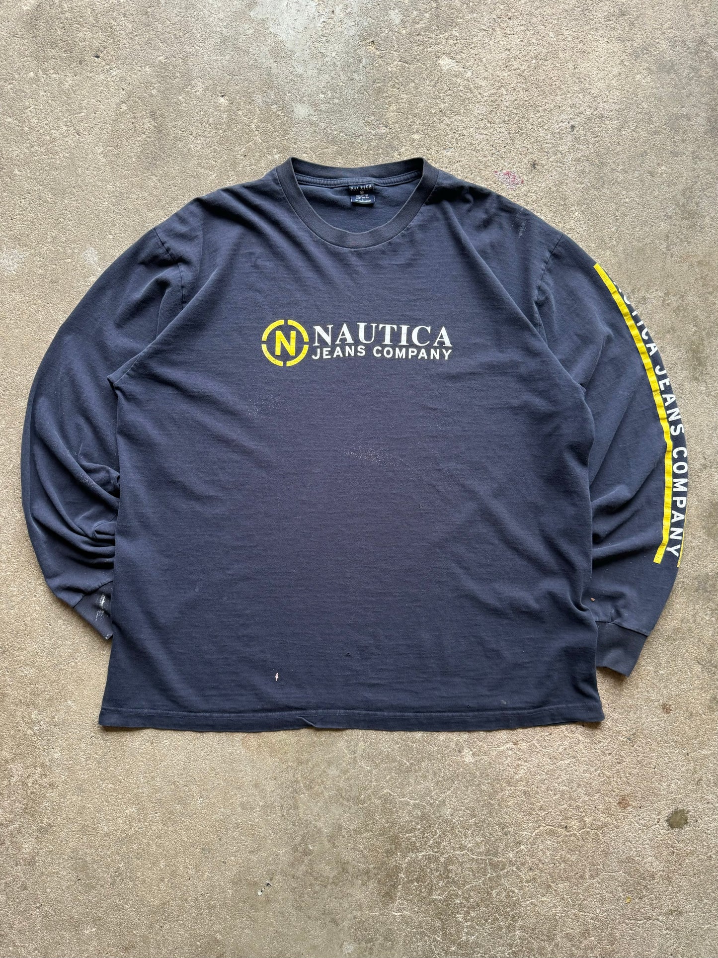 Vintage Nautica Longsleeeve Tee - L