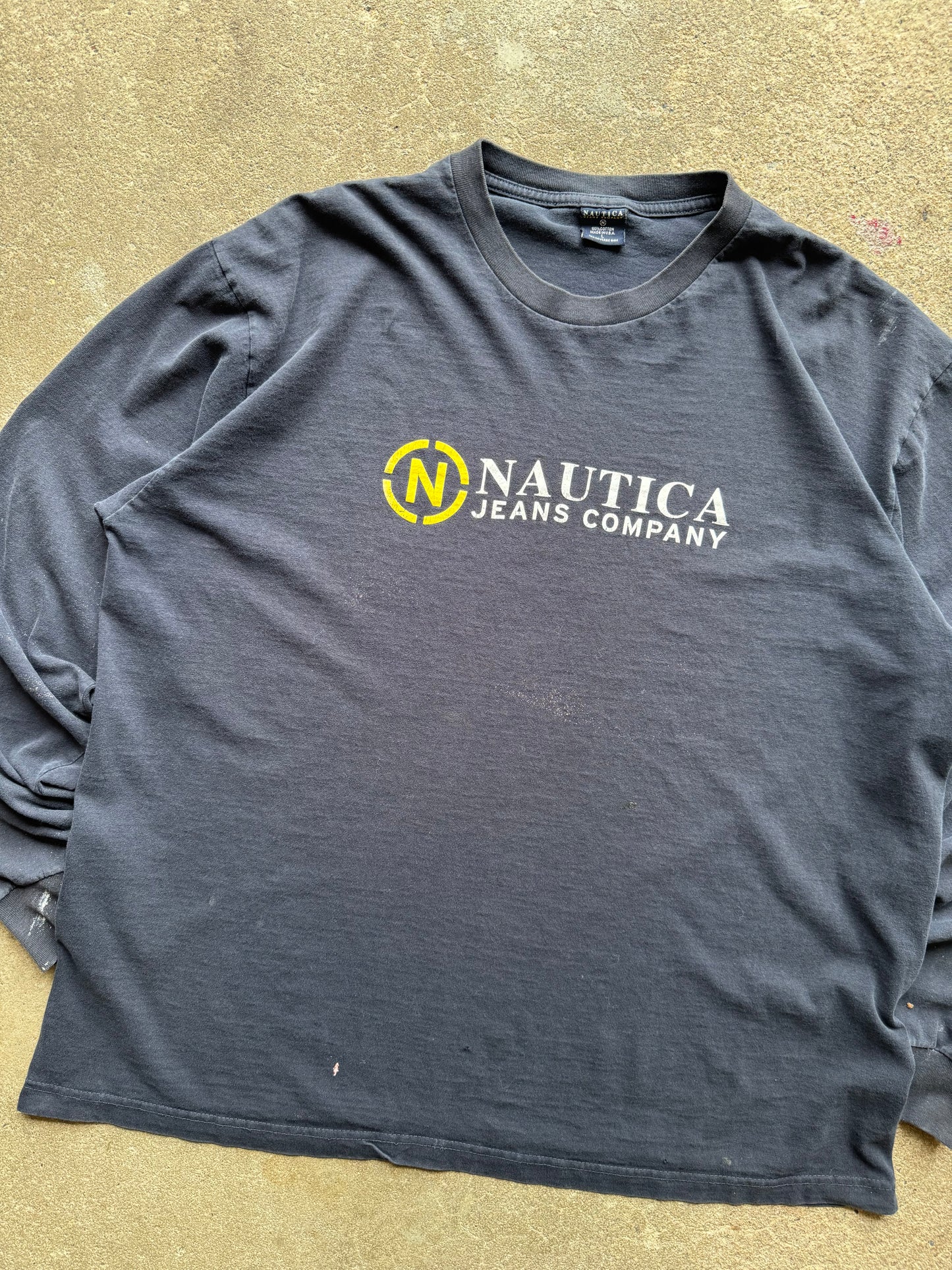 Vintage Nautica Longsleeeve Tee - L