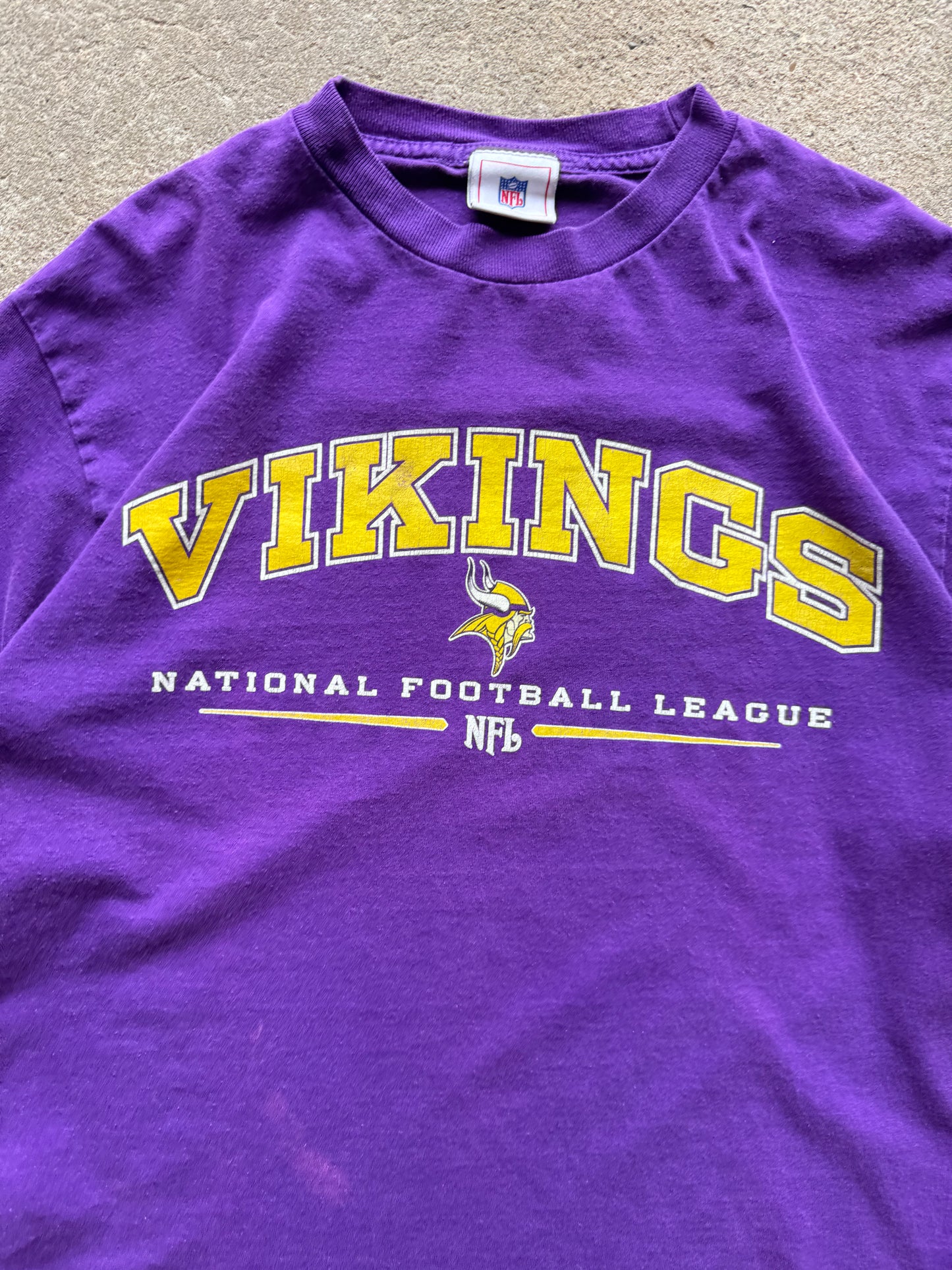 Vintage Vikings Longsleeve Tee - M