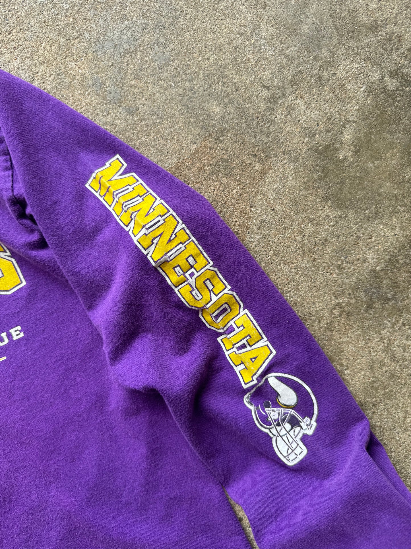 Vintage Vikings Longsleeve Tee - M