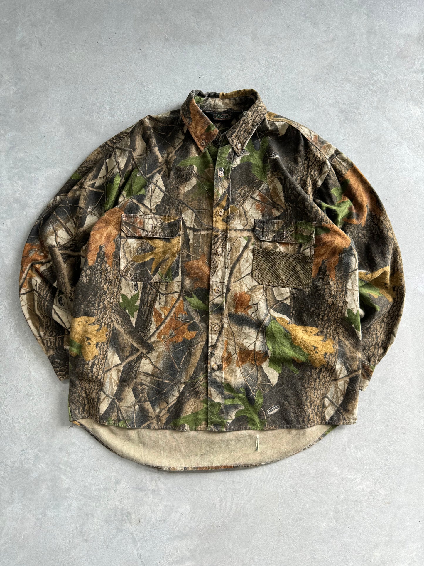 Camo Button Up - XL