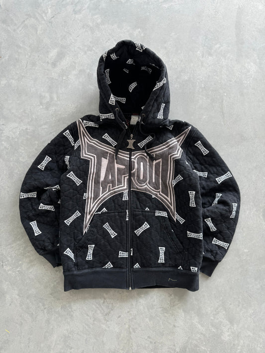 Vintage Tap Out Zip-Up Hoodie - M