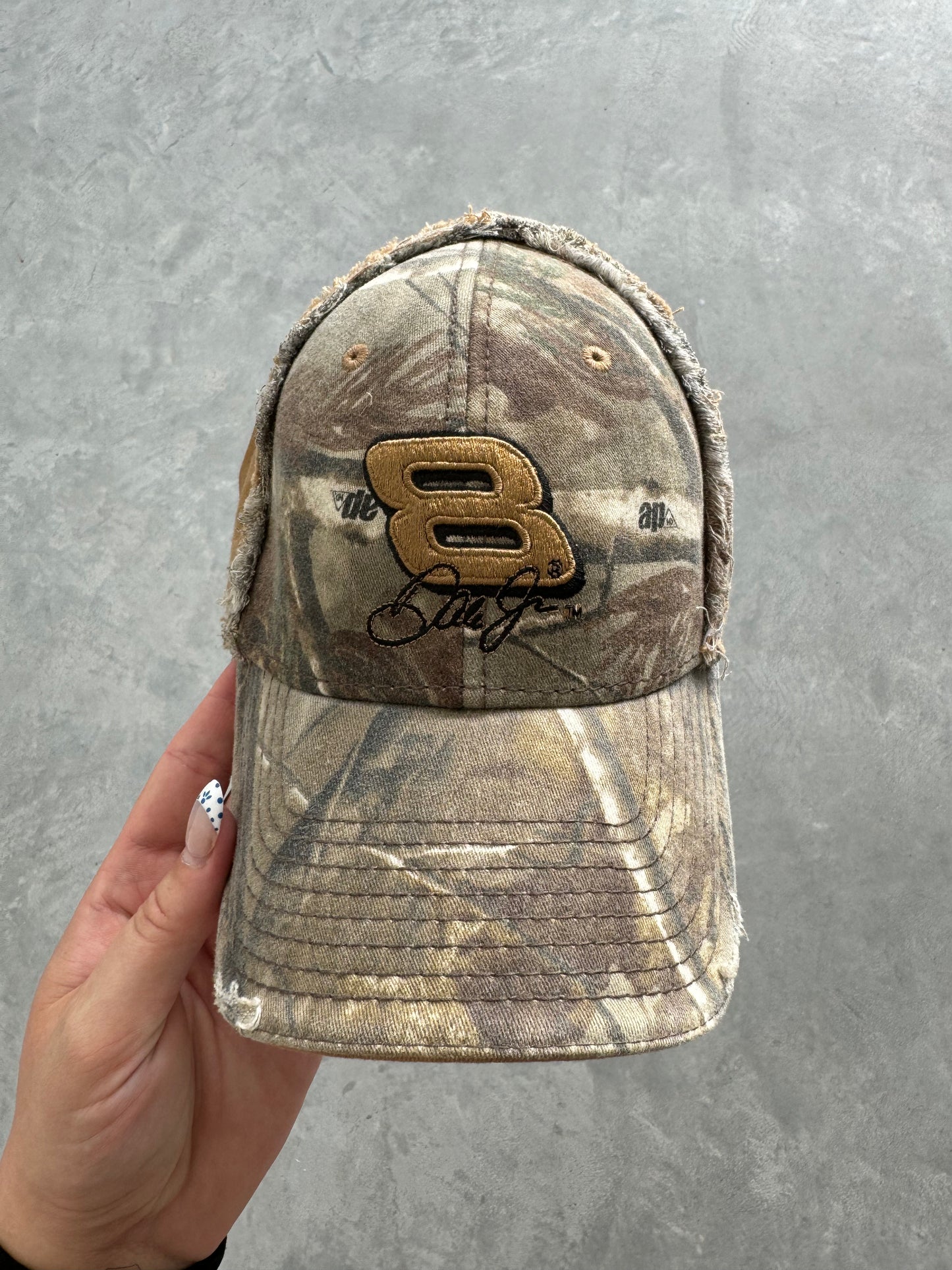 Vintage Dale Jr Racing Camo Hat