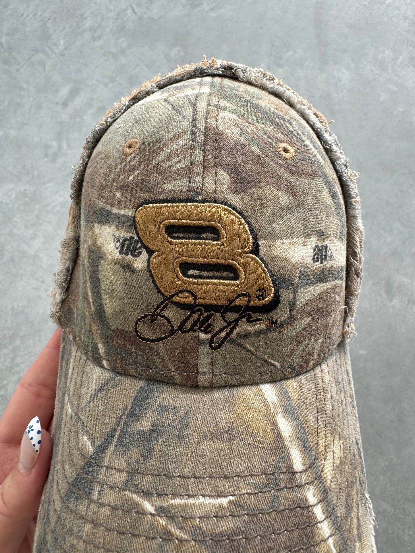 Vintage Dale Jr Racing Camo Hat