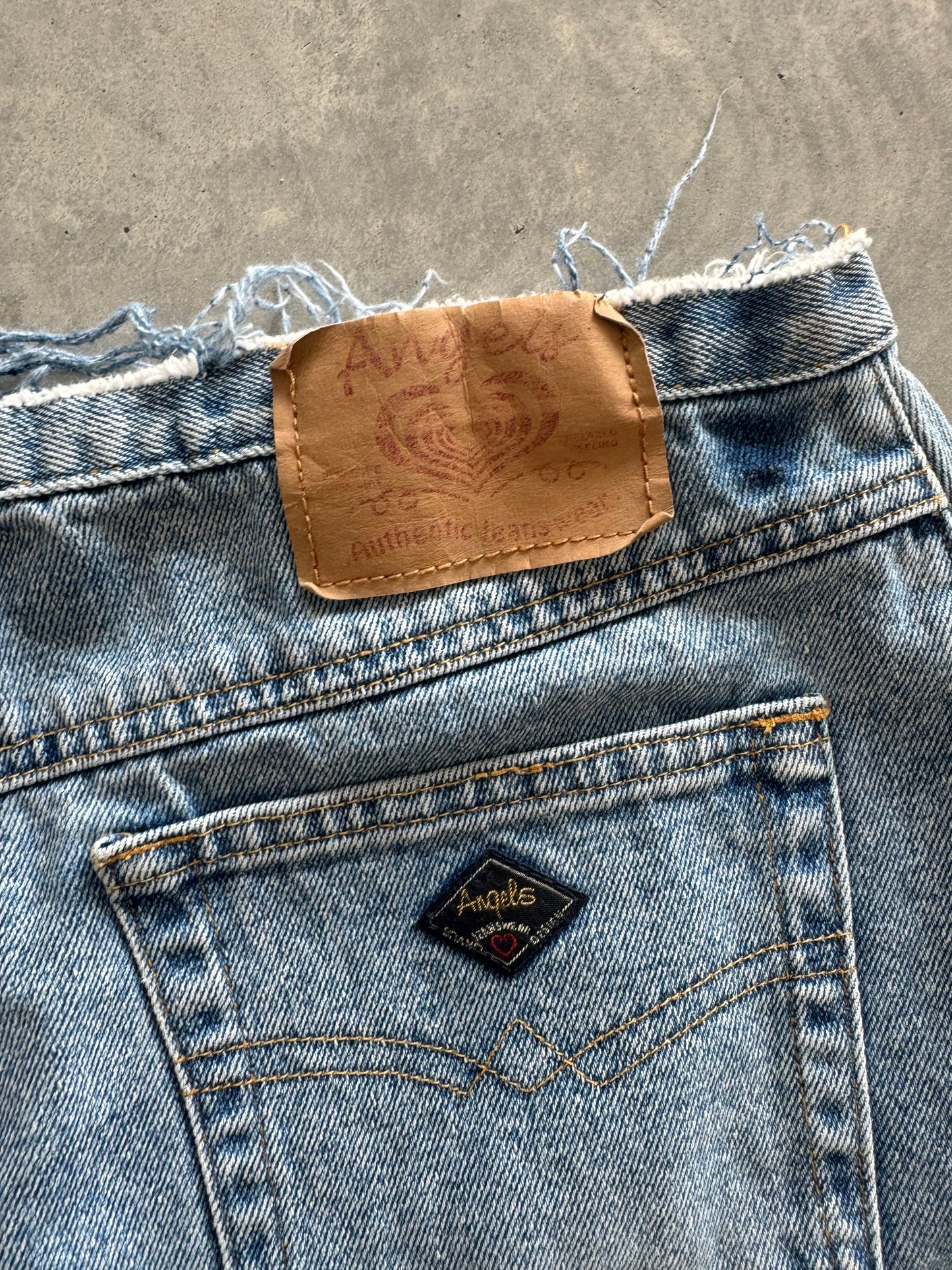 Vintage Denim Mini Skirt - 28x14