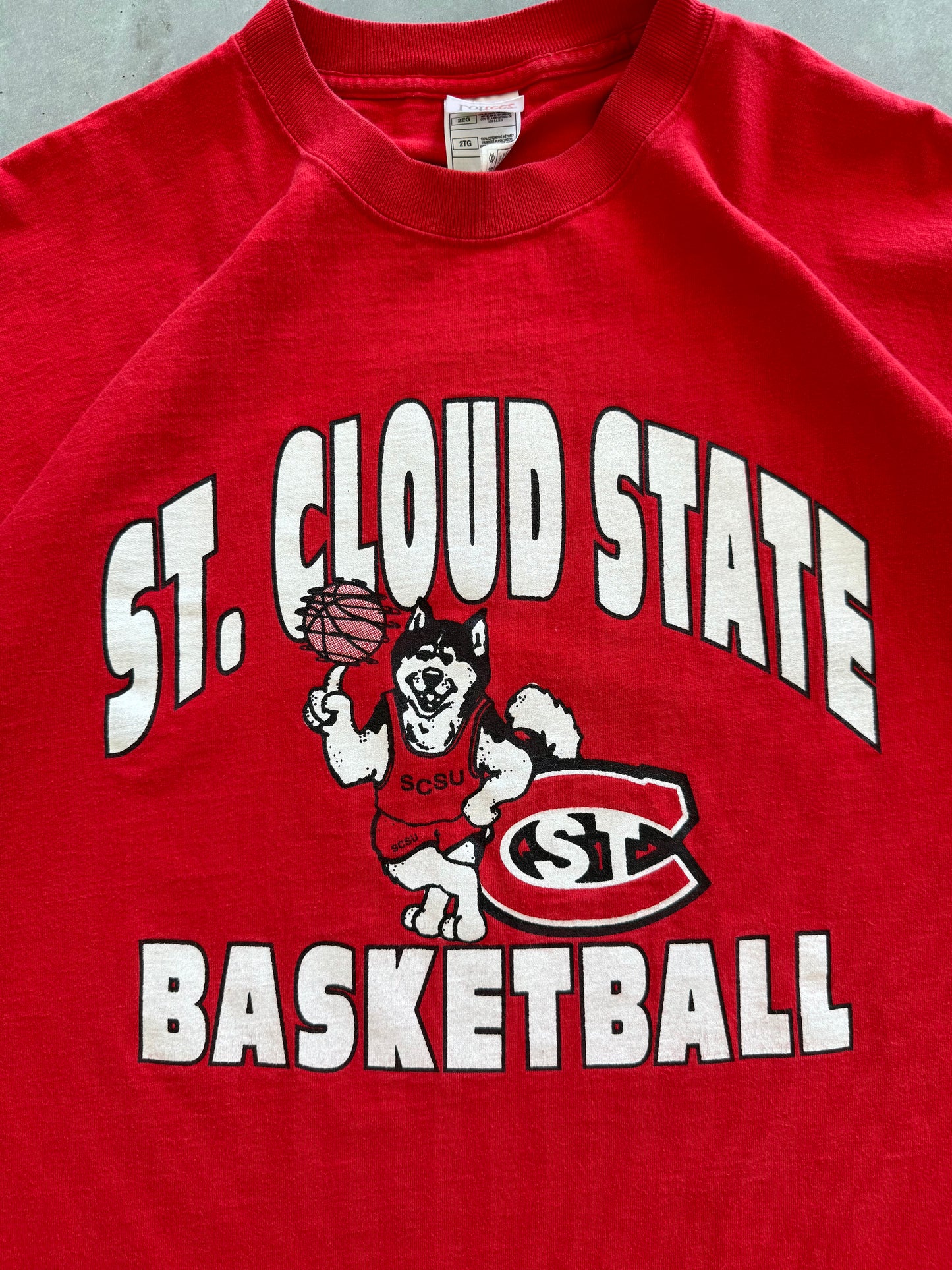 Vintage St. Cloud State Basketball Tee - XXL