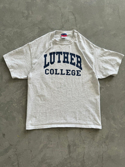 Vintage Heavyweight 00s Champion Luther College Tee - M