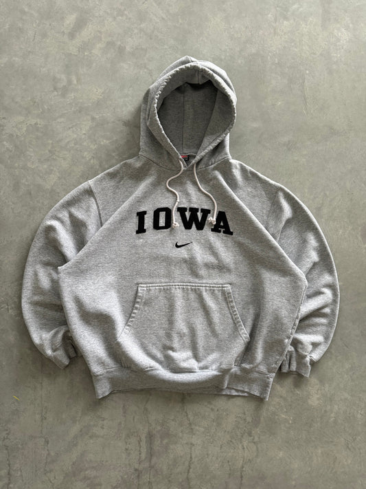 Vintage 90s Iowa Nike Hoodie - XL