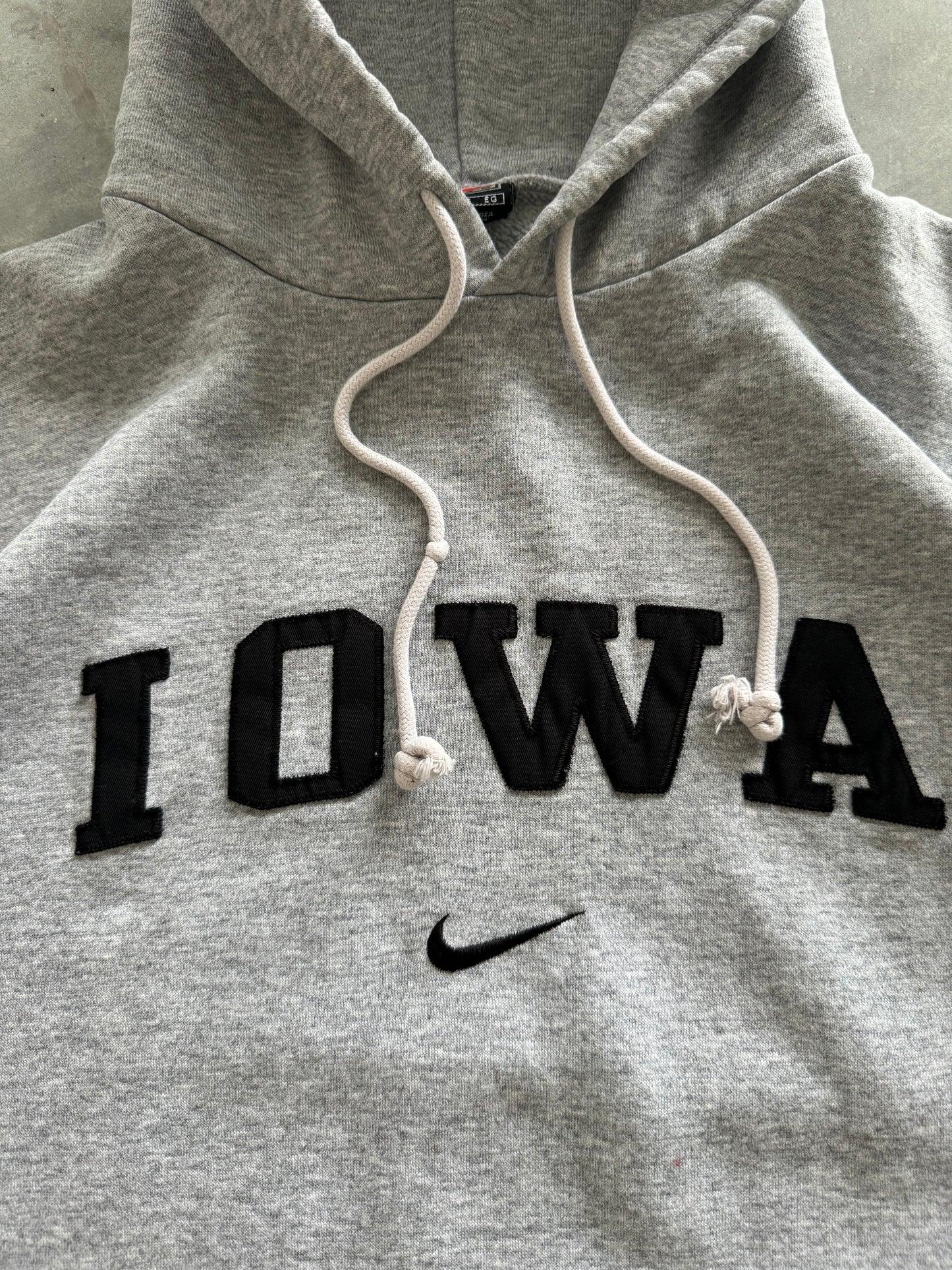 Vintage 90s Iowa Nike Hoodie - XL