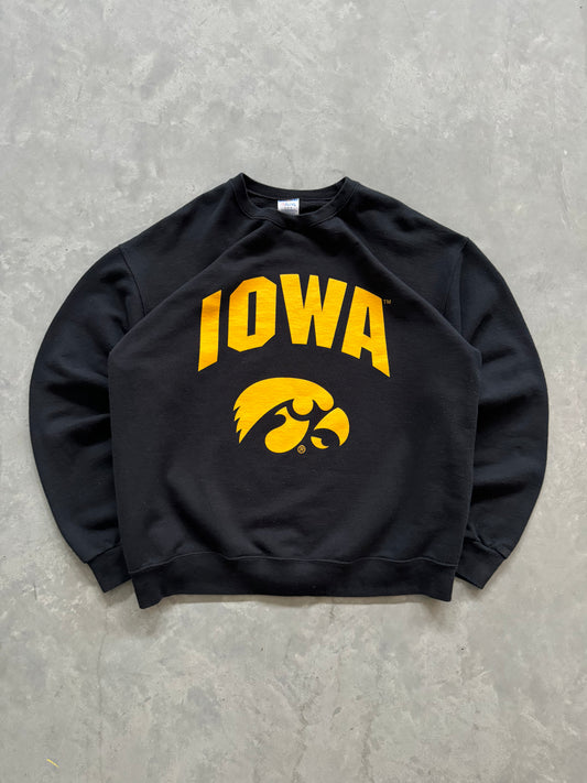 Iowa Hawk Head Sweatshirt -L