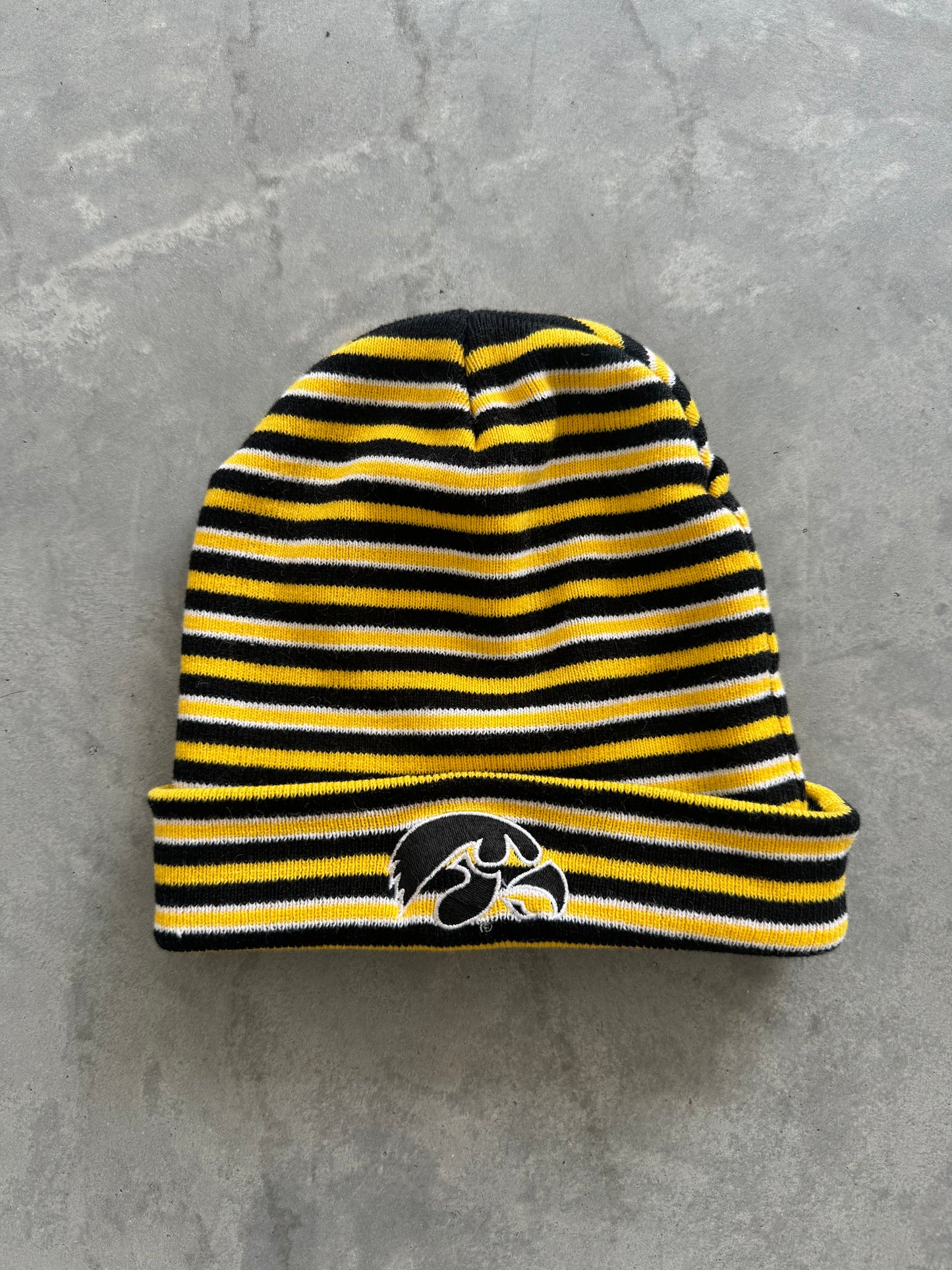 Stripped Iowa Beanie