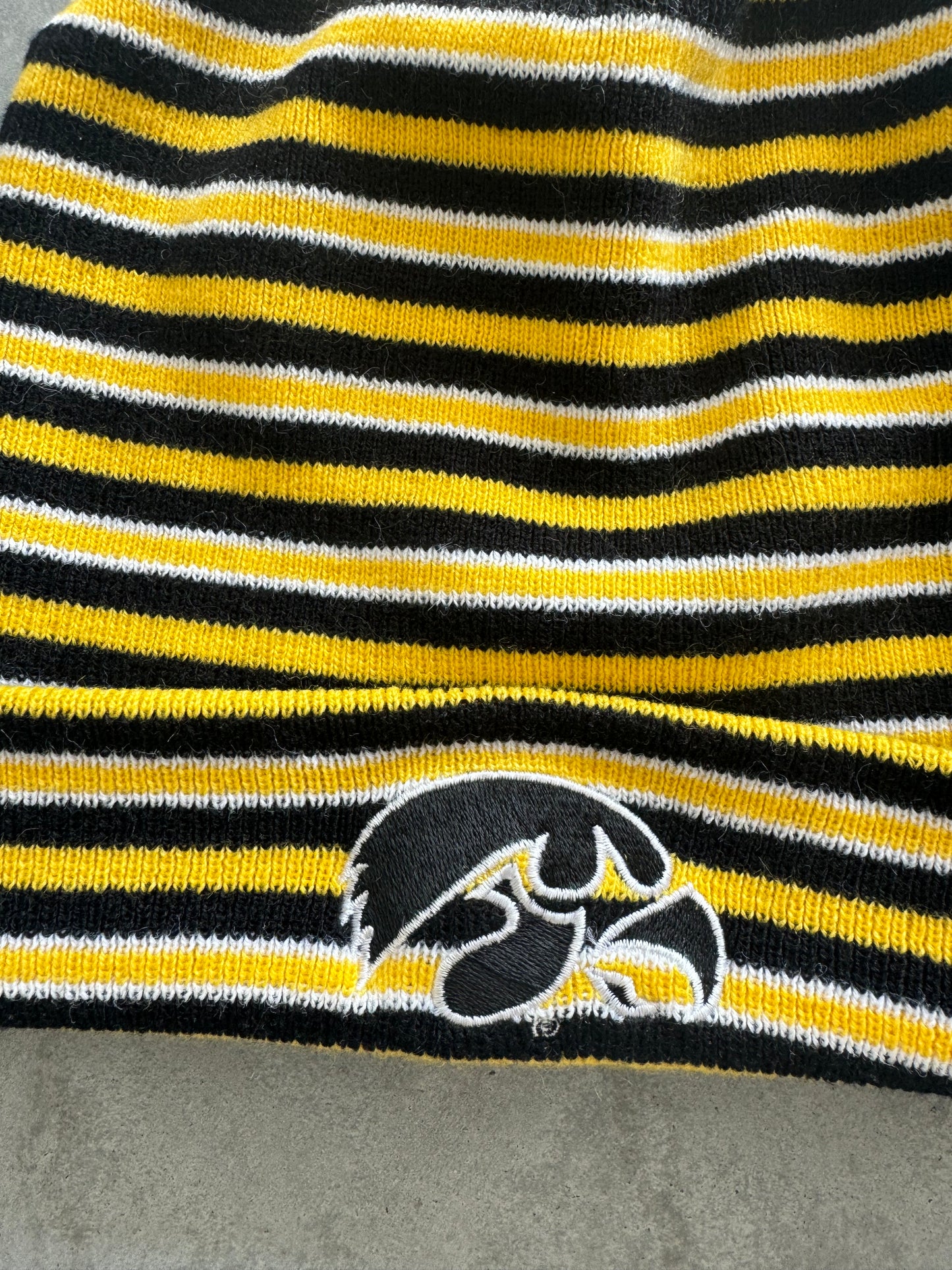 Stripped Iowa Beanie