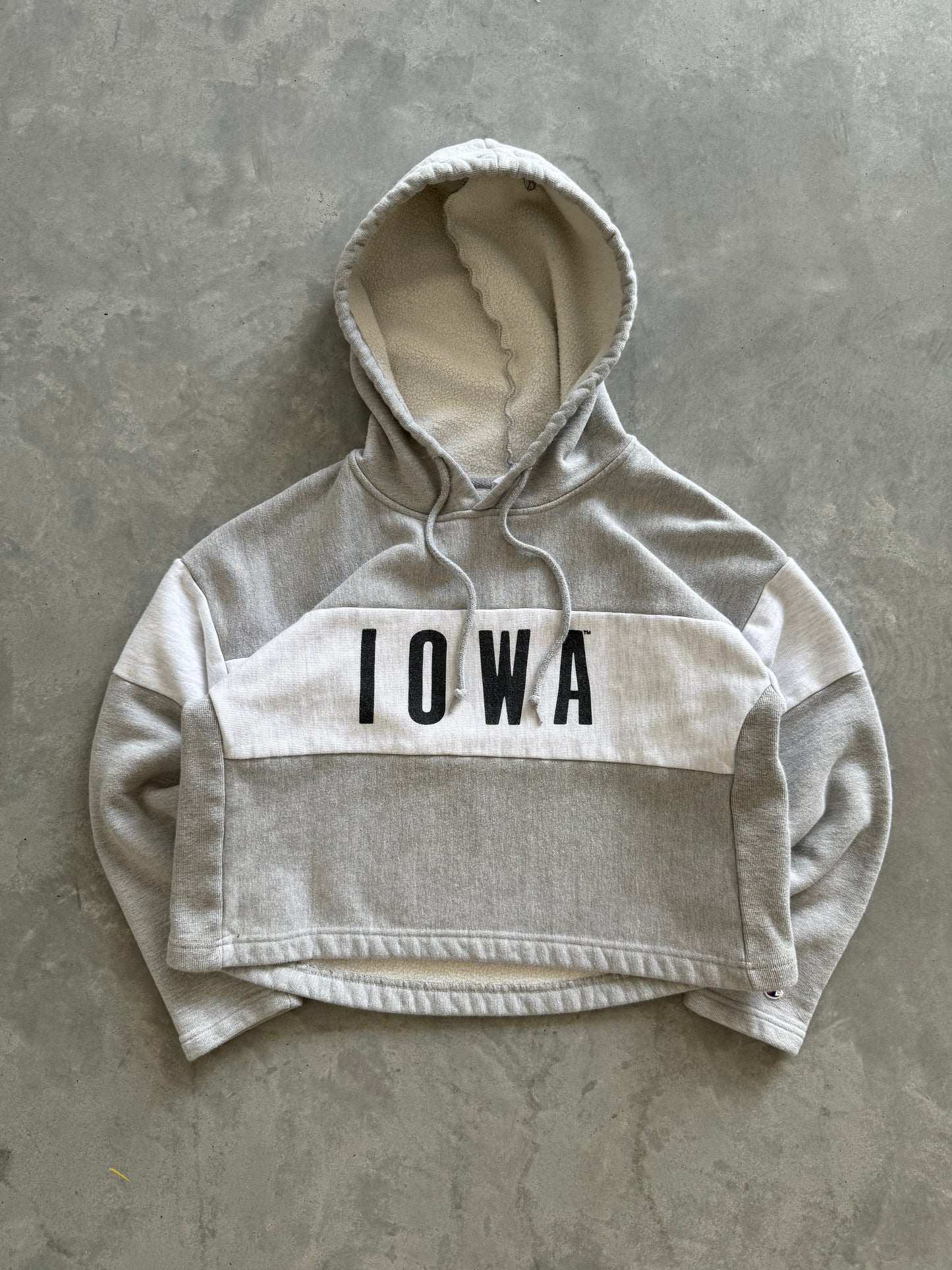 Champion Iowa Cropped Hoodie - M