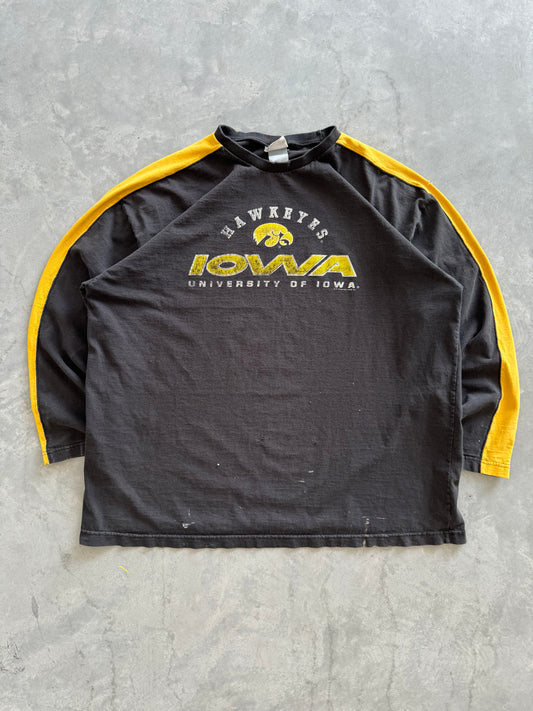 Vintage Iowa Hawkeyes Longsleeve Lee Tee - XL