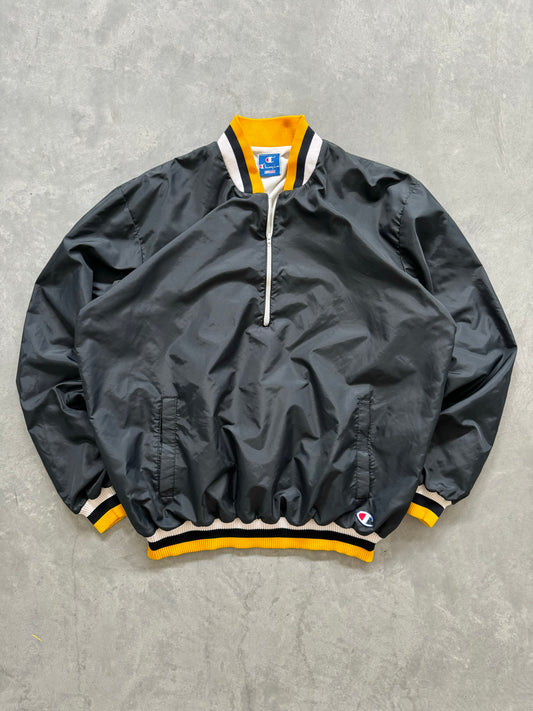 Vintage Champion Black & Gold Windbreaker - XL