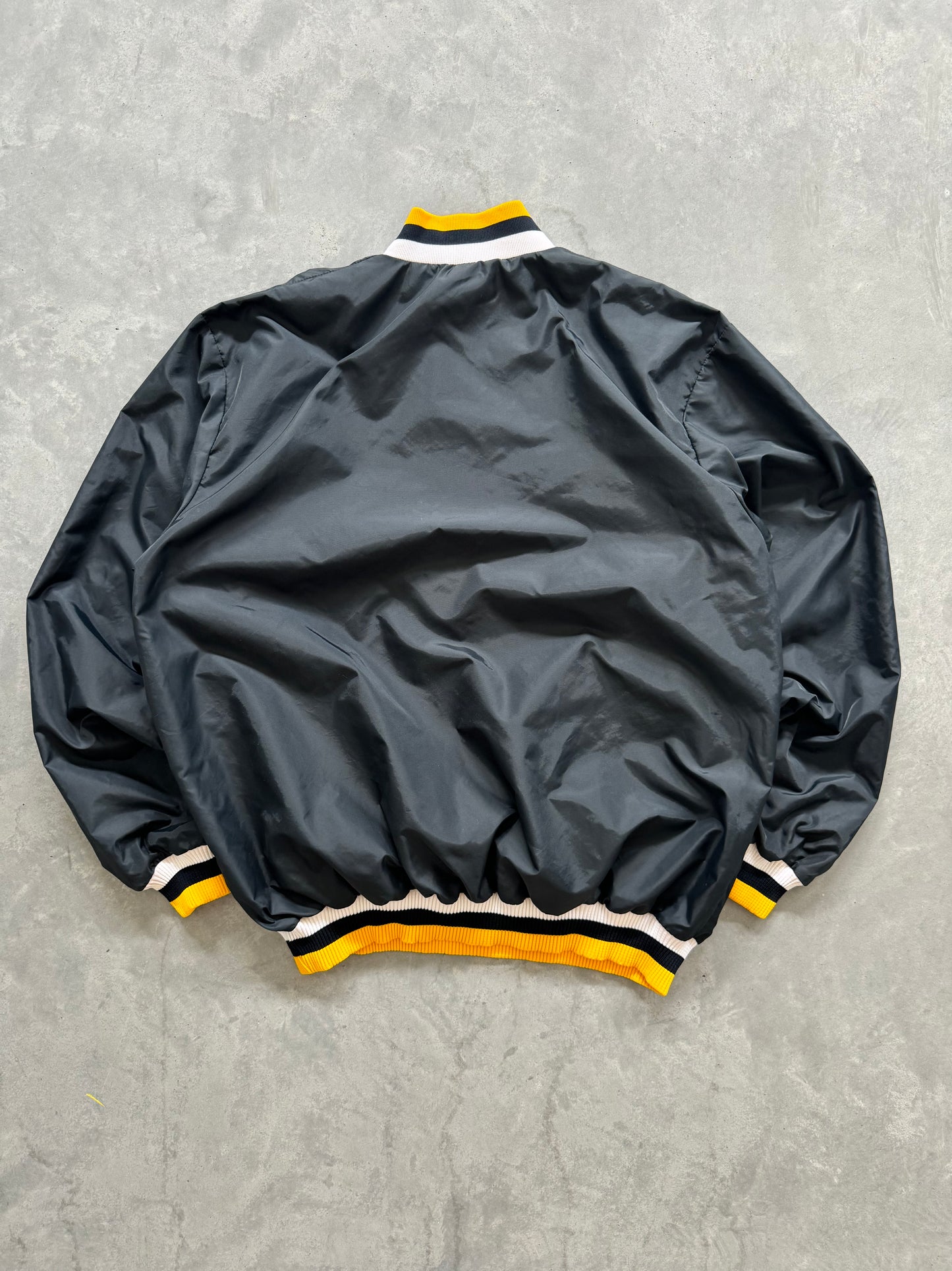 Vintage Champion Black & Gold Windbreaker - XL