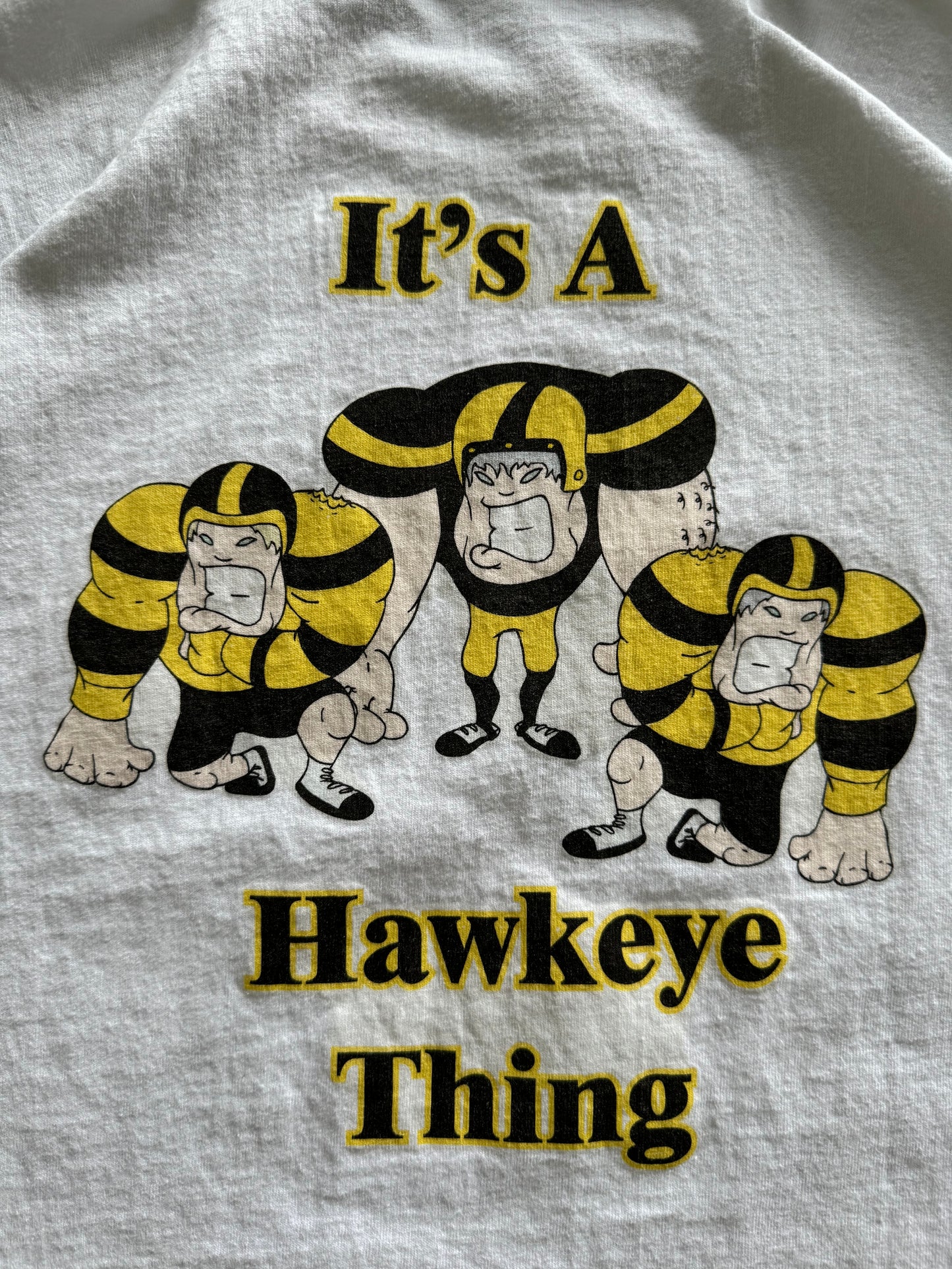 Vintage Iowa Hawkeye Logo Tee - XXL