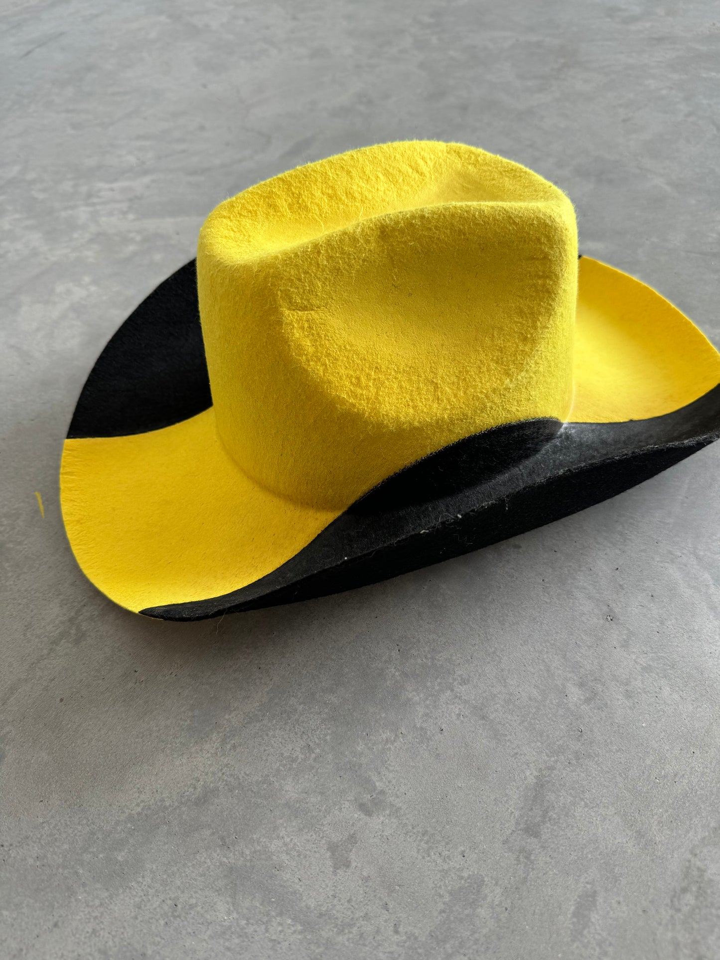 Black and Yellow Cowboy Hat