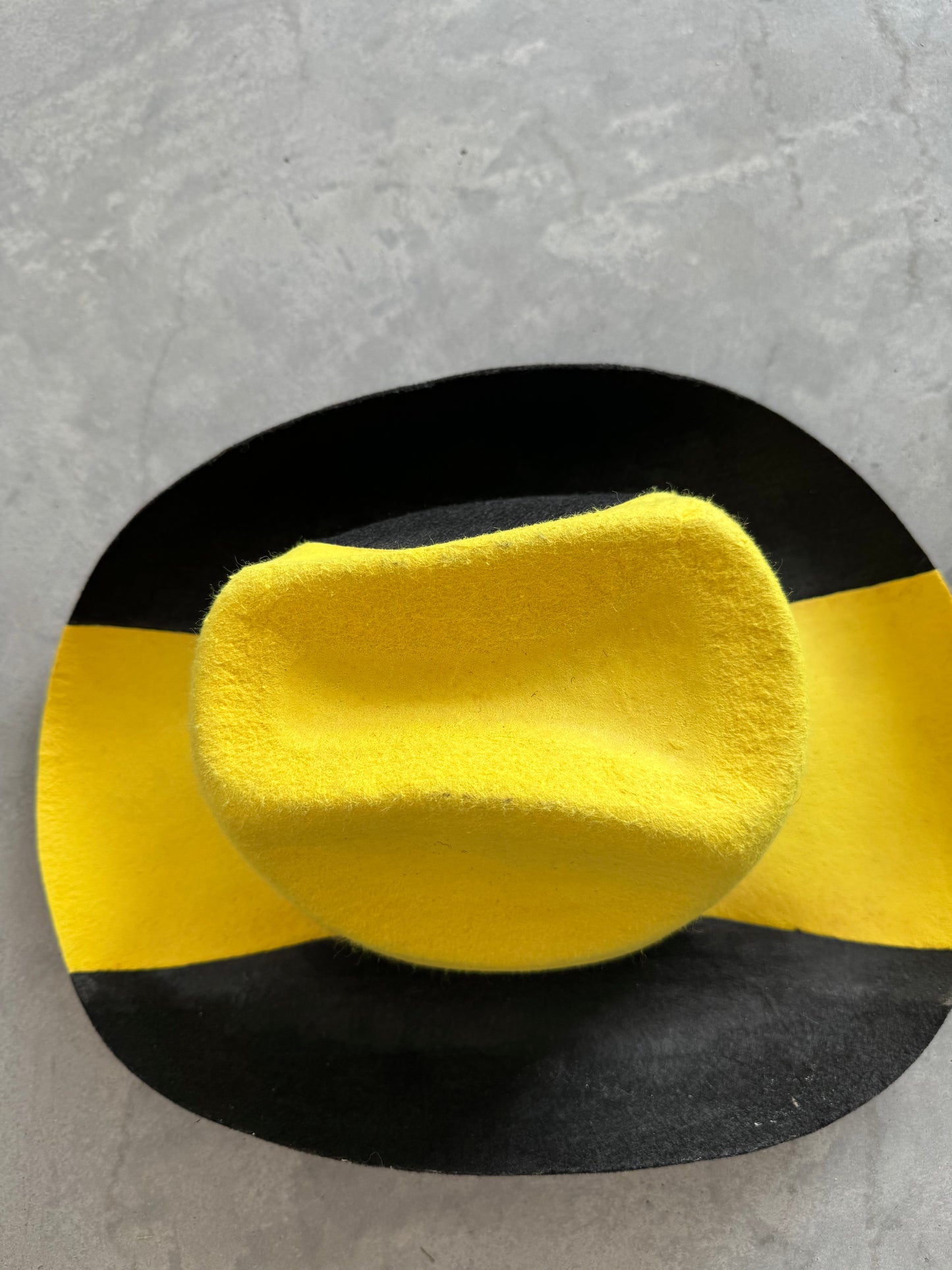 Black and Yellow Cowboy Hat