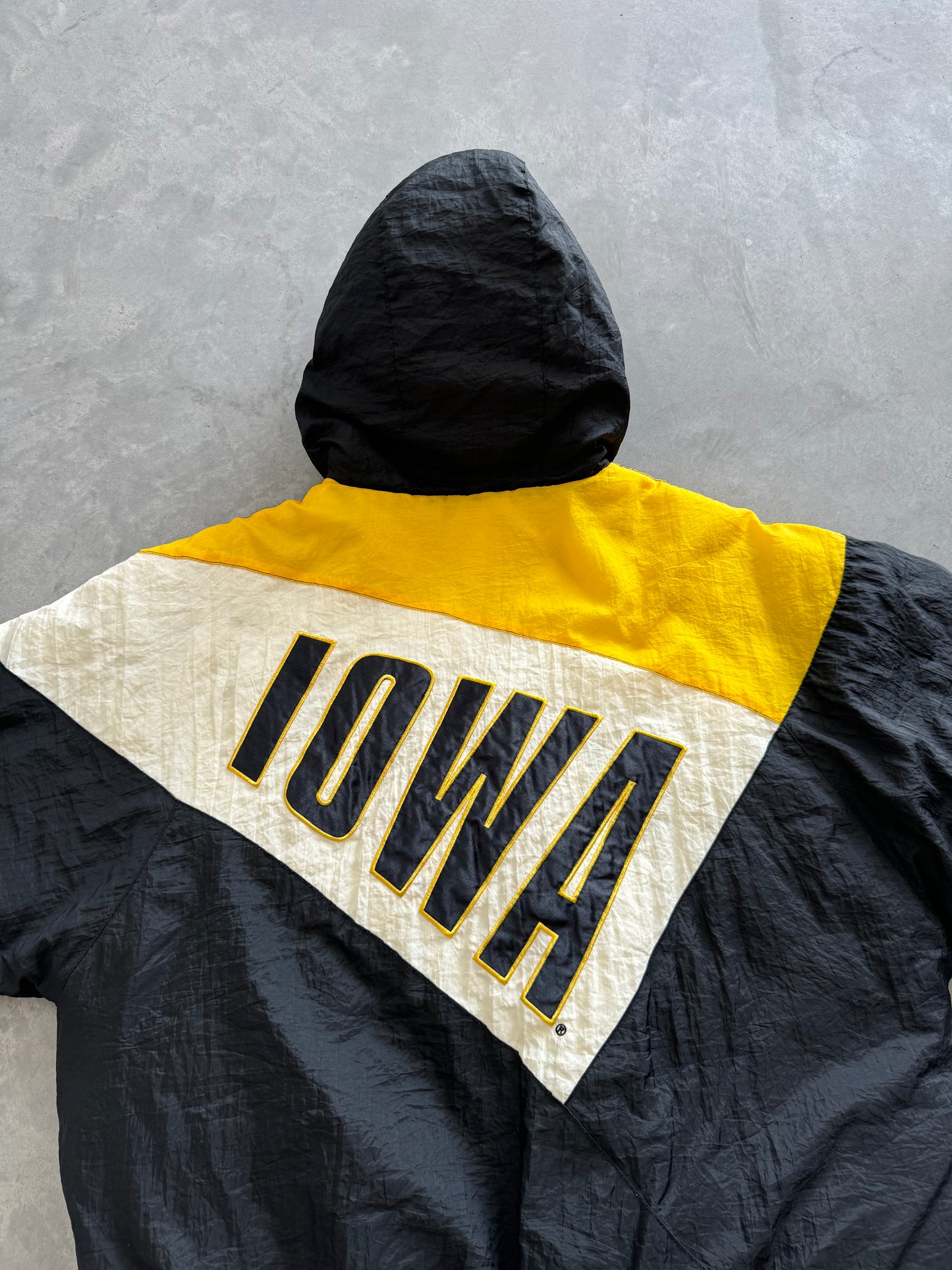 Vintage Iowa Puffer Coat - L