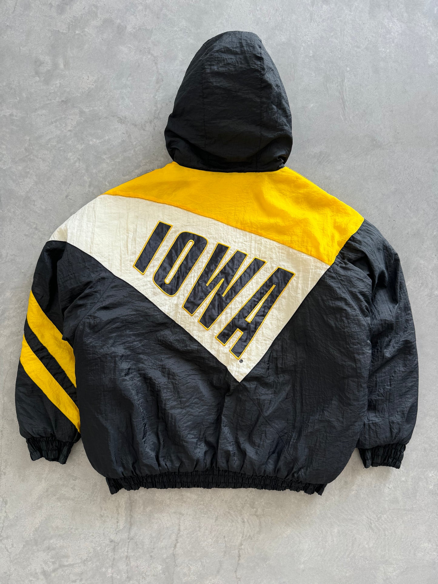 Vintage Iowa Puffer Coat - L