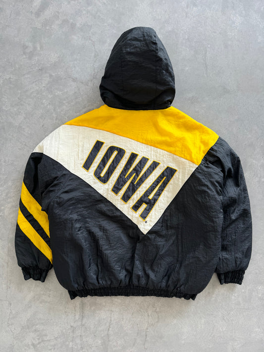 Vintage Iowa Puffer Coat - L